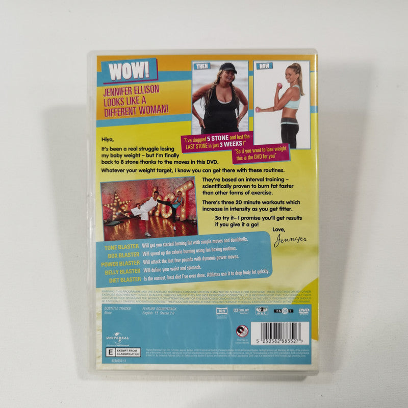 Jennifer Ellison Fat Blaster Workout DVD UK 2011