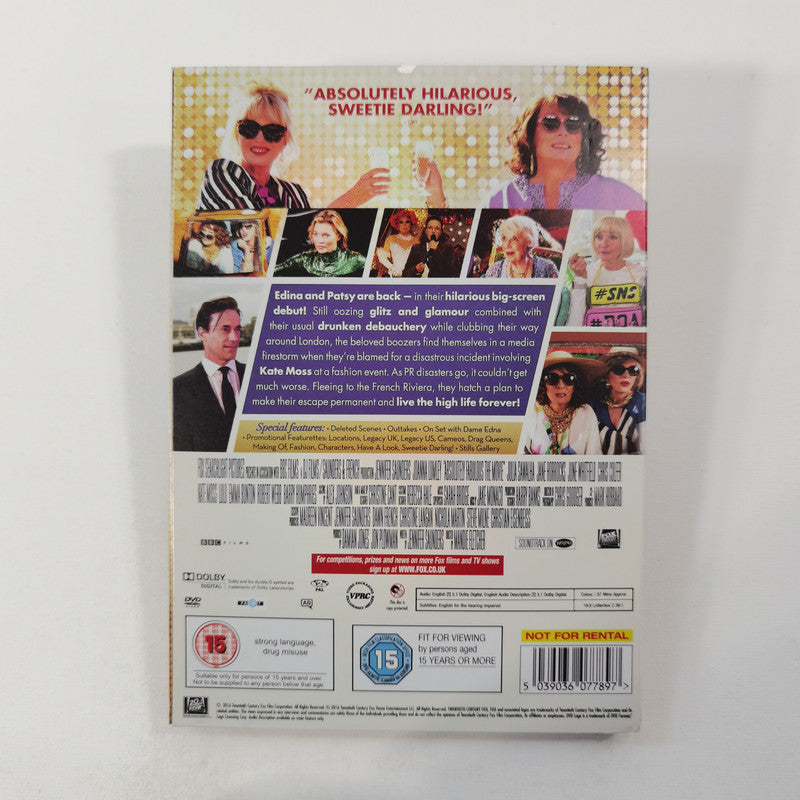 Absolutely Fabulous The Movie 2016 DVD UK Cover